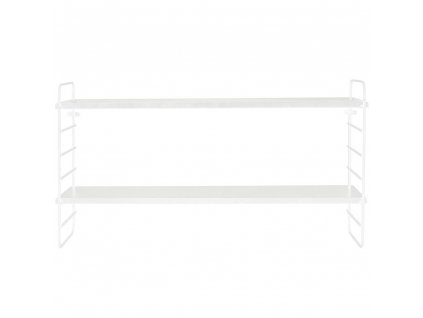 Shelf NORTH 65, white, iron, MDF, Bloomingville 