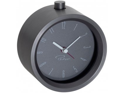 Alarm clock TEMPUS 10 cm, grey, Philippi