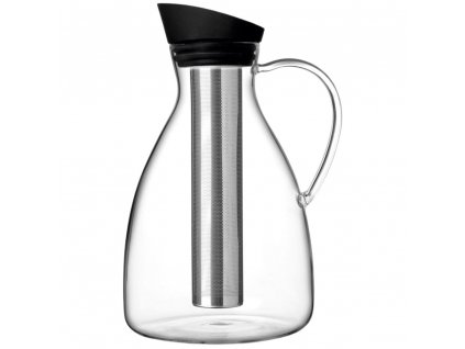 Iced tea carafe INFUSION 2 l, black, Viva Scandinavia