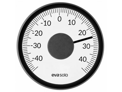 Outdoor thermometer, black, Eva Solo