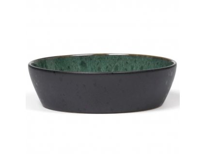 Dining bowl 18 cm, black/green, Bitz