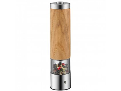 Electric salt or pepper mill, wood, WMF