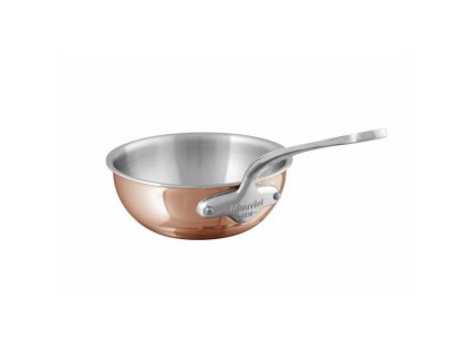 Deep pan M´6S 24 cm, copper, Mauviel