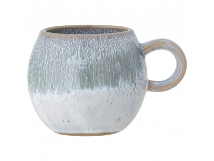 Mug PAULA 280 ml, grey/blue, stoneware, Bloomingville