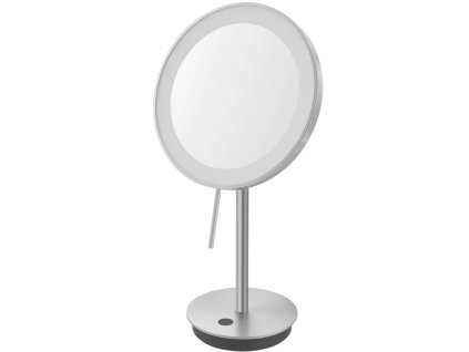 Cosmetic mirror ALONA 20 cm, matt, stainless steel, Zack