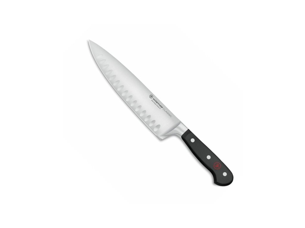 Een koksmes 20 cm met een breed mes en slijpen Classic WÜSTHOF - Kulina.nl