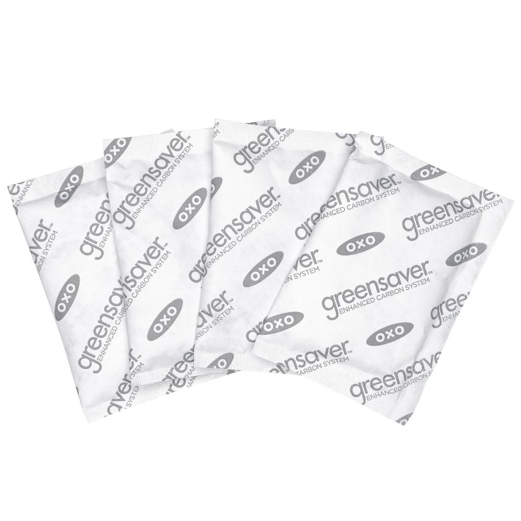 Koolstoffilters GREENSAVER, set van 4 stuks, OXO