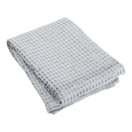 Handdoek CARO 70 x 140 cm, lichtgrijs, Blomus