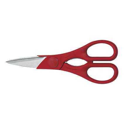 Multifunctionele schaar TWIN, rood, Zwilling