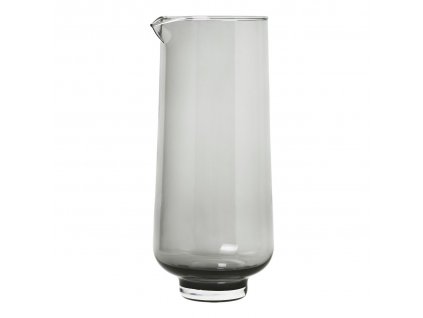 Waterkaraf FLOW, 1,1 l, rookglas, Blomus