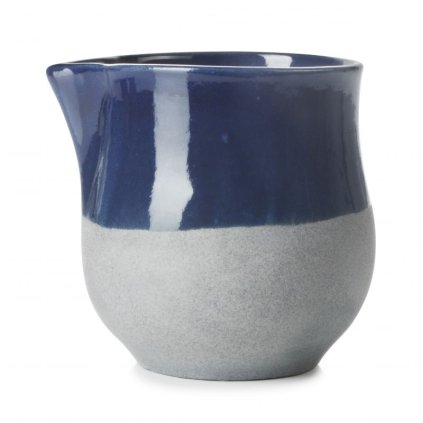 Melkkannetje NO.W 100 ml, blauw glazuur, REVOL