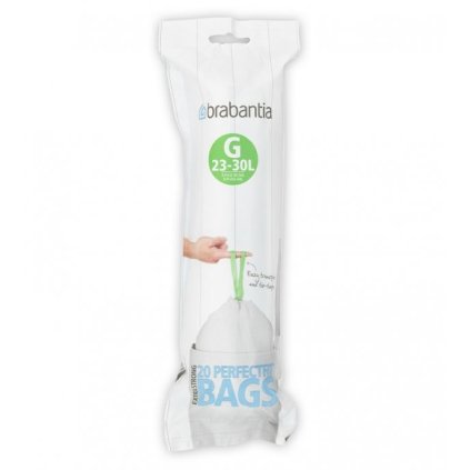 Vuilniszakken G PERFECTFIT 23-30 l, 20 stuks, Brabantia
