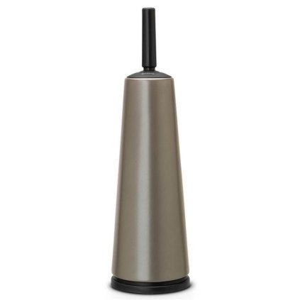 Toiletborstel met houder, platina, Brabantia