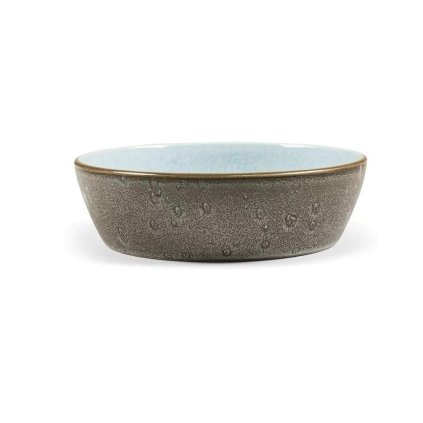 Eetkom 18 cm, grijs/lichtblauw, Bitz