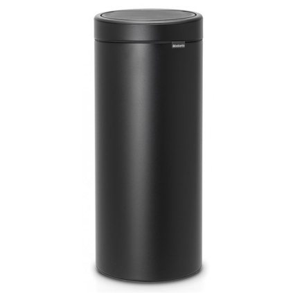 Touch prullenbak TOUCH BIN NEW 30 l, mat zwart, Brabantia