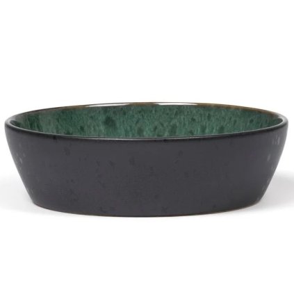 Eetkom 18 cm, zwart/groen, Bitz