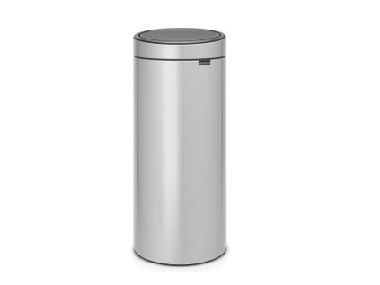 Touch prullenbak TOUCH BIN NEW 30 l, metallic grijs, Brabantia