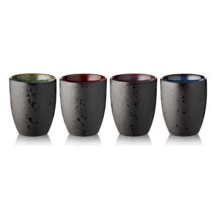 Thermomok, set van 4 stuks, zwart, Bitz