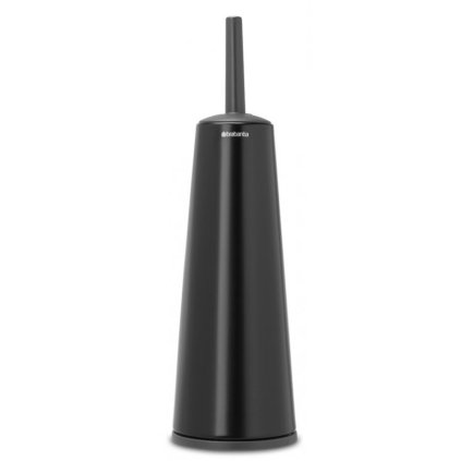Toiletborstel met houder, zwart, Brabantia