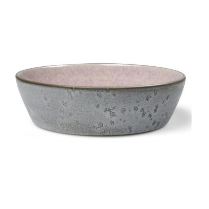 Eetkom 18 cm, grijs/roze, Bitz