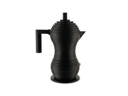 Espresso-percolator PULCINA 70 ml, zwart, Alessi