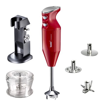 Staafmixer DELUXE type C, 200 W, rood metallic, Bamix