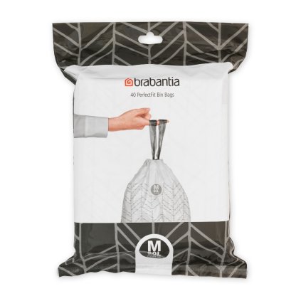 Vuilniszakken M PERFECTFIT 60 l, 40 stuks, Brabantia