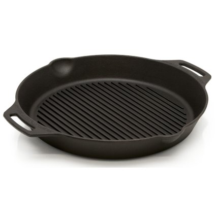 Grillpan voor buiten GP35 35 cm, twee handvatten, gietijzer, Petromax