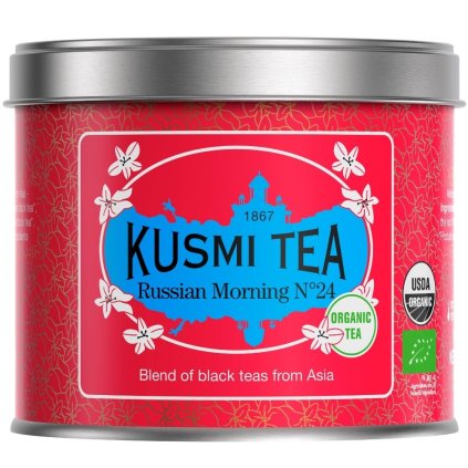 Zwarte thee MORNING N°24, 100 g losbladige thee in blik, Kusmi Tea