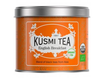 Zwarte thee ENGLISH BREAKFAST, 100 g losbladige thee in blik, Kusmi Tea