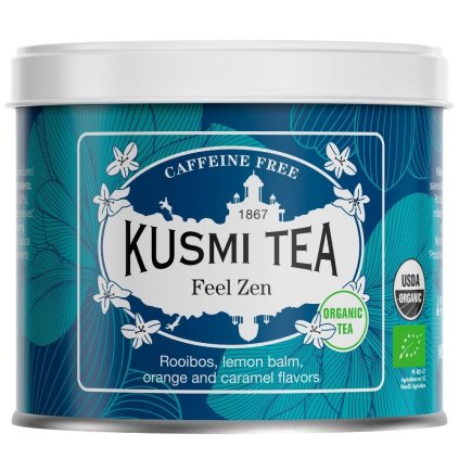 Rooibosthee FEEL ZEN, 100 g losbladige thee in blik, Kusmi Tea