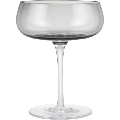 Champagneglas BELO coupe, set van 2 stuks, 200 ml, grijs, Blomus