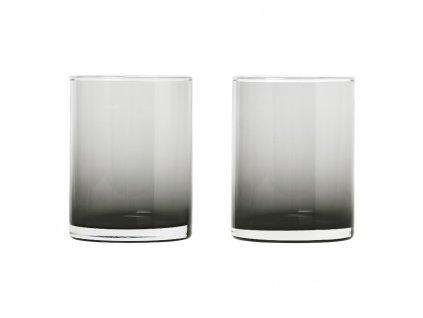 Waterglas MERA set van 2 stuks, 220 ml, gerookt glas, Blomus