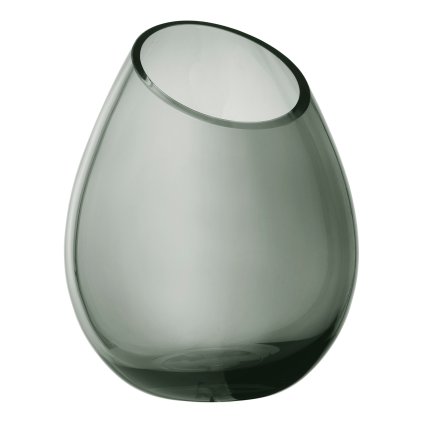 Vaas DROP 24 cm, rookglas, Blomus