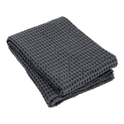 Handdoek CARO 70 x 140 cm, donkergrijs, Blomus
