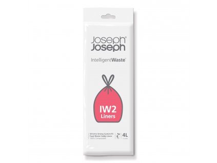 Vuilniszakken INTELLIGENTWASTE IW2 4 l, 50 stuks, composteerbaar, Joseph Joseph