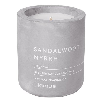 Geurkaars FRAGA ⌀ 6,5 cm, Sandalwood Myrrh, Blomus