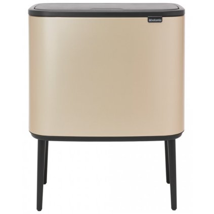 Touch prullenbak TOUCH BIN 3 x 11 l, champagne, Brabantia