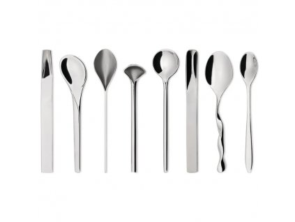 Thee-/koffielepeltje IL CAFFE/TE, set van 8 stuks, Alessi