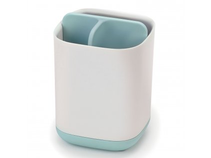 Tandenborstelhouder EASY STORE S, wit en blauw, Joseph Joseph