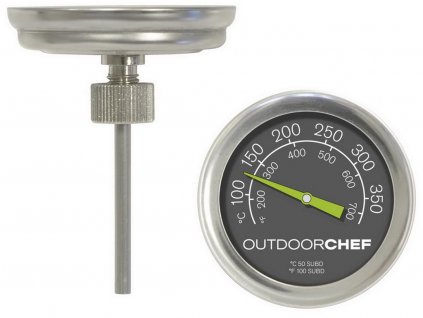 Grilldeksel-thermometer, Outdoorchef