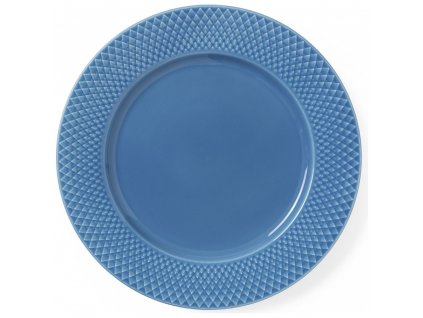 Dineerbord RHOMBE 27 cm, blauw, Lyngby