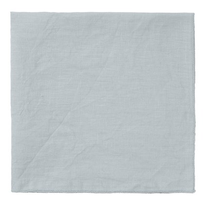 Stoffen servet LINEO 42 x 42 cm, lichtgrijs, linnen, Blomus