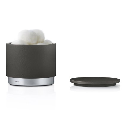 Badkameropberger ARA 10 cm, met deksel, antraciet, Blomus