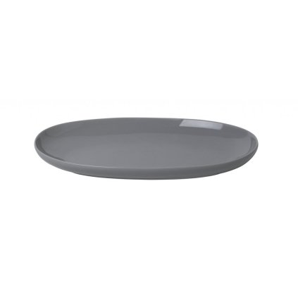 Serveerbord RO 30 x 18 cm, ovaal, donkergrijs, Blomus