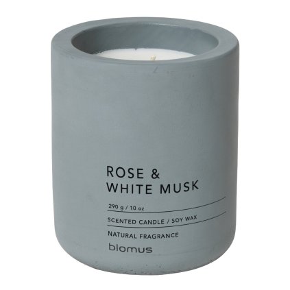 Geurkaars FRAGA ⌀ 9 cm, Rose & White Musk, Blomus