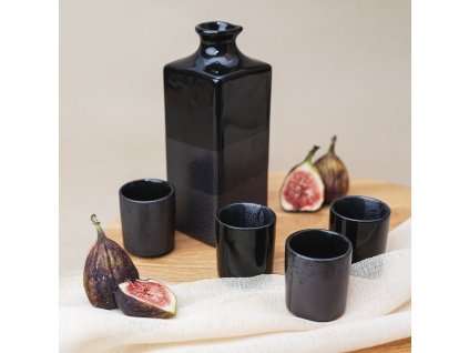 Sake-set GUNMETAL, 5-delig, MIJ