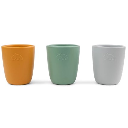 Kinderbeker, set van 3 stuks, 160 ml, siliconen, Done by Deer