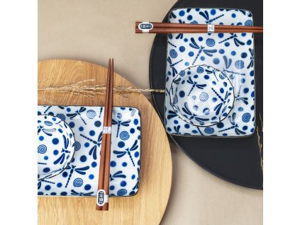 Sushiset BLUE DRAGONFLY, 6-delig, MIJ