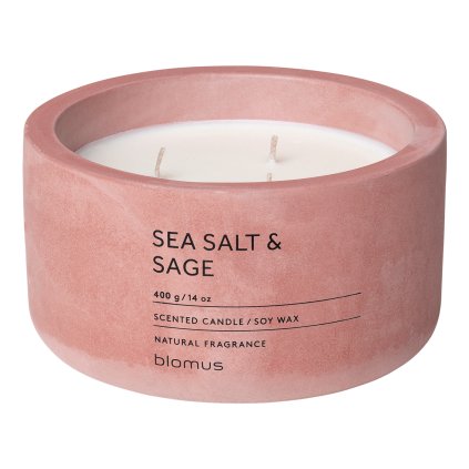 Geurkaars FRAGA ⌀ 13 cm, Sea Salt & Sage, Blomus